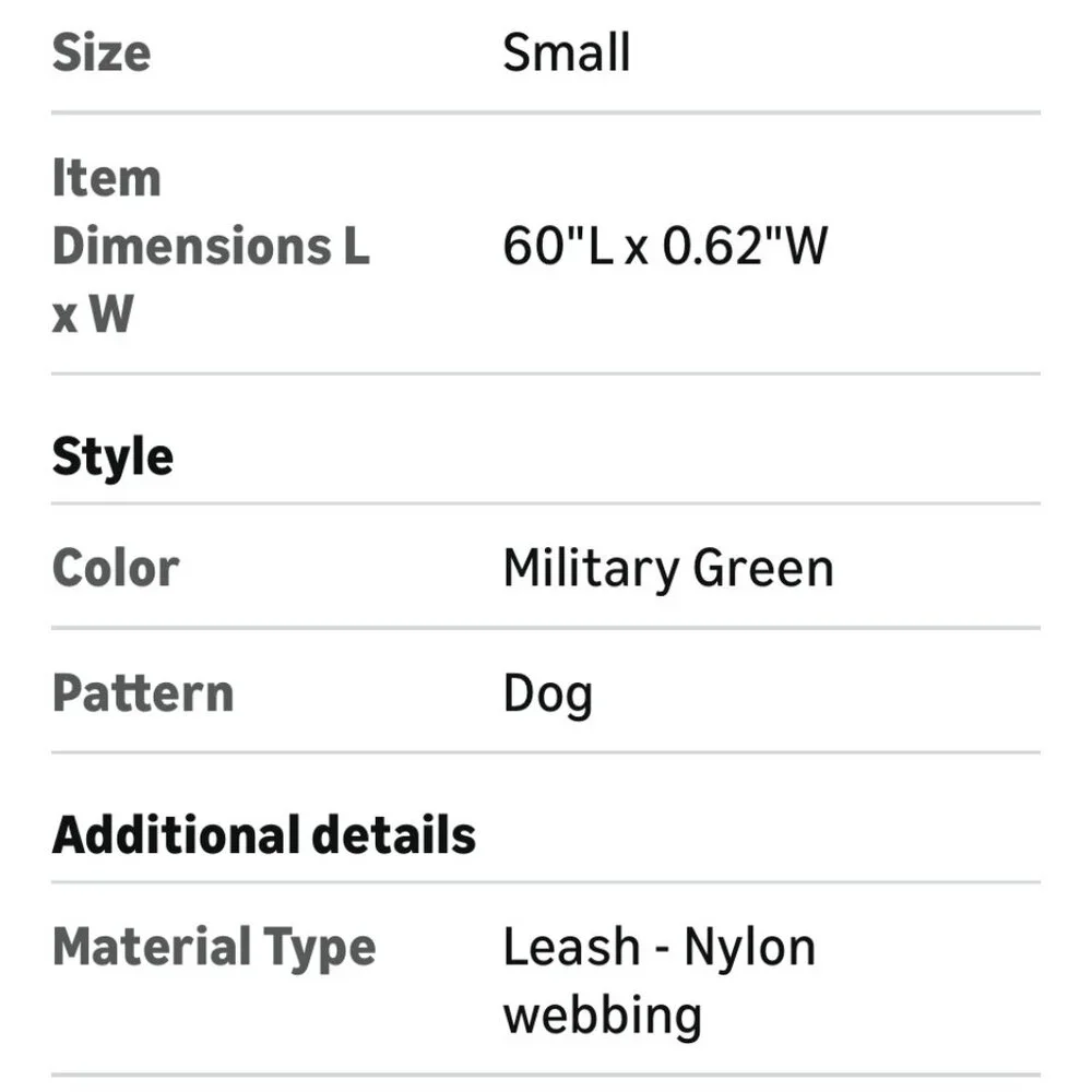 Blueberry Pet Essentials Small Dog Leash 5' x 5/8